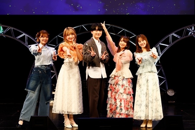 『真夜中ハートチューン』スペシャルイベントに安田陸矢さん・瀬戸桃子さん・大久保瑠美さん・鈴代紗弓さん・伊藤美来さん登壇！　第2期の新情報を発表-1