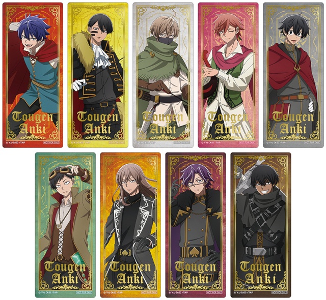 TVアニメ『桃源暗鬼』より、新規イラストを使用した新商品が発売！　アニメイトでは、特典「箔押ししおり」がもらえるフェアの開催も!!-5