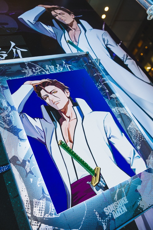 LAM先生が描く『BLEACH』のキャラクターを大迫力で体感！「BLEACH×LAM -SOUL ART SHOWCASE-」東京凱旋をフォトレポート。 市丸ギン、藍染惣右介ら新規追加の5名もラインナップ-6
