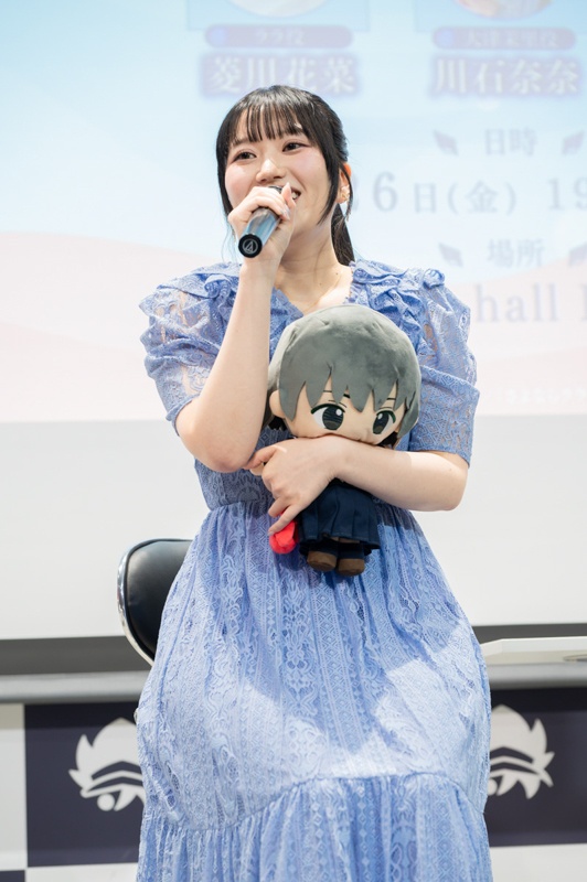 夏アニメ『さよならララ』第1話特別試写会 in 東京 第3弾レポート｜菱川花菜さん（ララ役）、川石奈奈さん（大津茉里役）、大野智敬さん（大津祥弥役）が登壇-6