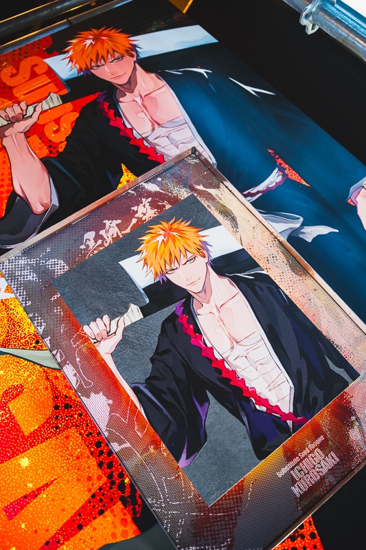 LAM先生が描く『BLEACH』のキャラクターを大迫力で体感！「BLEACH×LAM -SOUL ART SHOWCASE-」東京凱旋をフォトレポート。 市丸ギン、藍染惣右介ら新規追加の5名もラインナップ-10