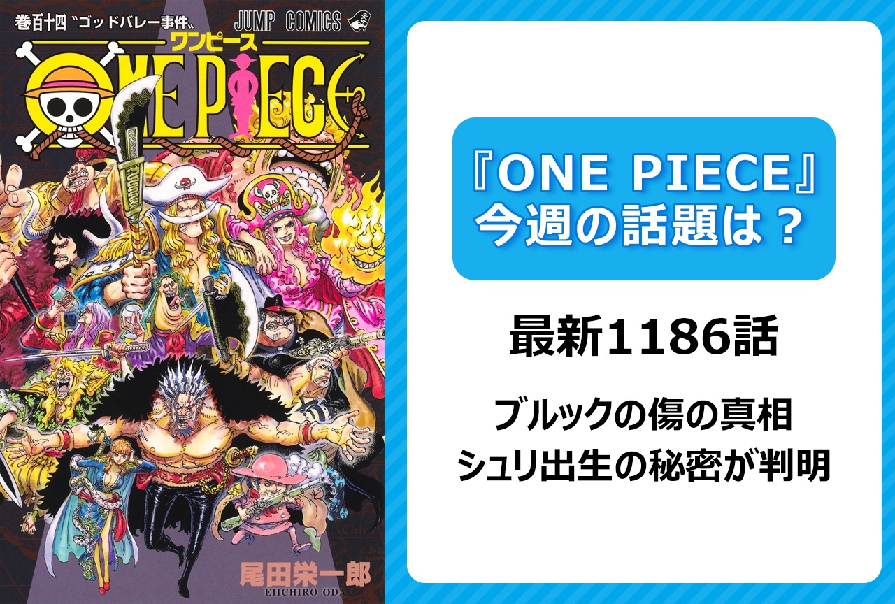 【今週の『ONE PIECE』の話題は?】ブルックの傷の真相とシュリ出生の秘密<1186話>