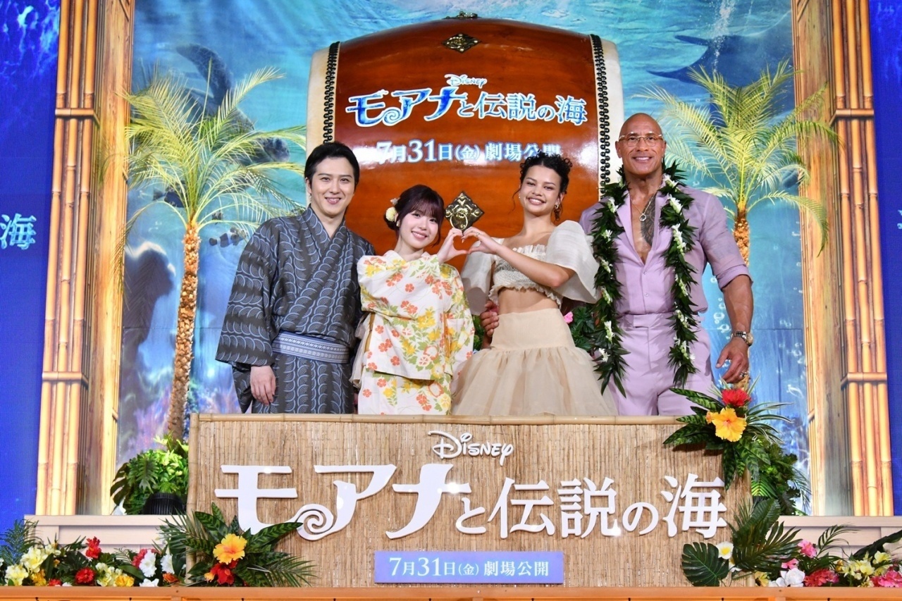 『モアナと伝説の海』ドウェイン・ジョンソン来日！“モア夏祭り”公式レポート