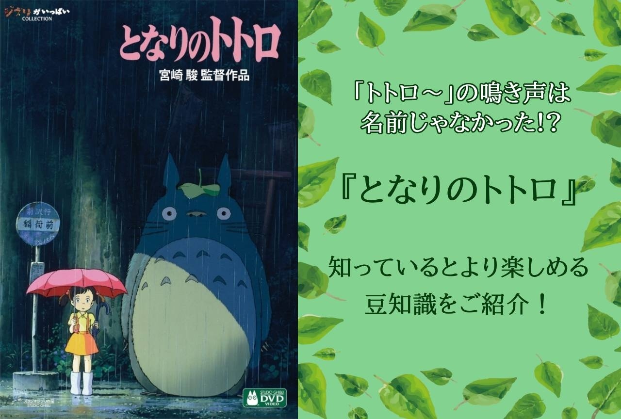 『となりのトトロ』知っているとより楽しめる豆知識をご紹介