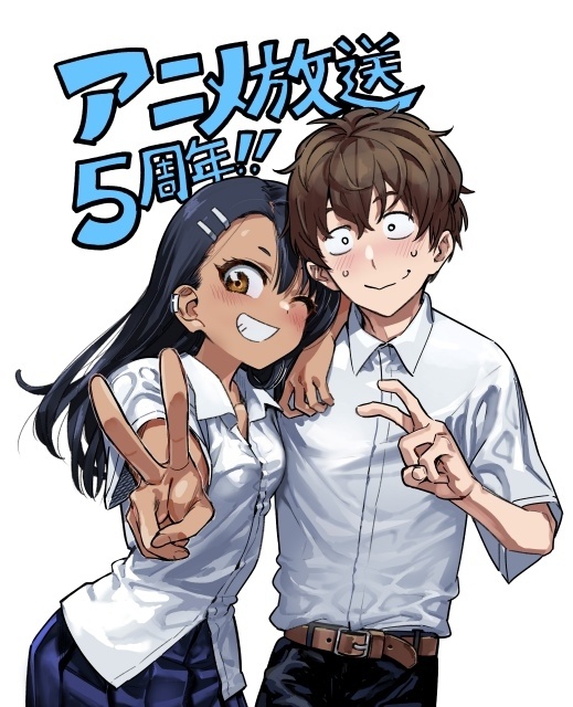 アニメ『イジらないで、長瀞さん』放送5周年を記念して全24話の無料一挙配信が決定！　上坂すみれさんらメインキャストよりコメント、原作・ナナシ先生よりお祝いイラストが到着-1