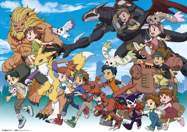 『デジモンテイマーズ』総勢20キャラクターが集合した25周年記念イラストが解禁！　シリーズ構成を務めた小中千昭氏の公式インタビューも公開-1