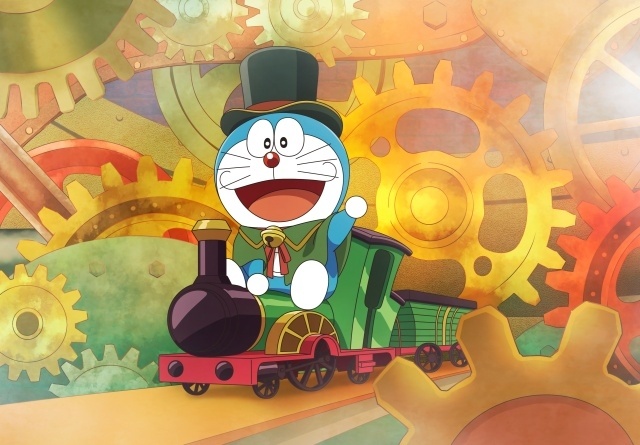 『映画ドラえもん のび太の蒸気時間車』2027年春に公開決定！　スーパーティザー映像と蒸気機関車に乗ったドラえもんのビジュアル解禁-2