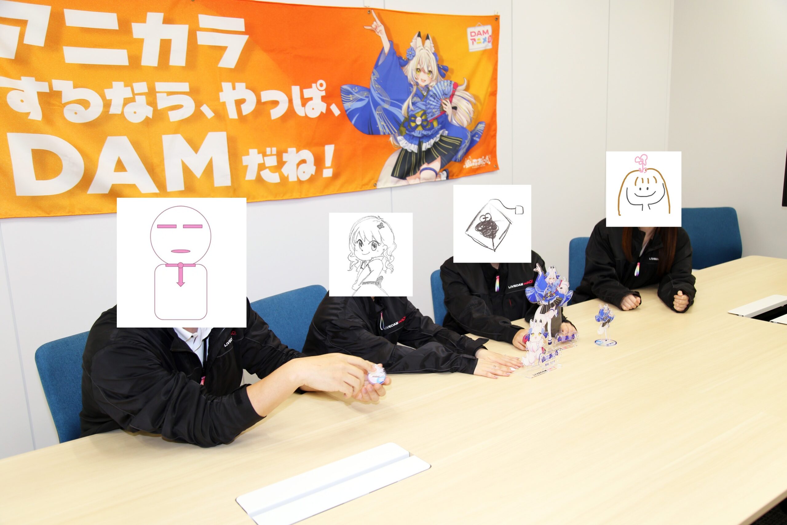 【有名企業に突撃！オタク訪問】狐森あにかを“生きたキャラクター”にする工夫とは？ | DAMアニメ部・狐森あにかスタッフ（後編）-2