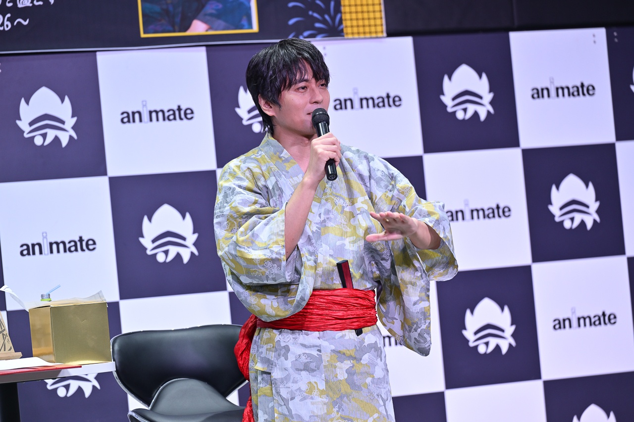 杉元佐一役・小林親弘さんが涼やかな浴衣姿で登場！ ファンとのQ&Aや生コメンタリー上映で交流──「TVアニメ『ゴールデンカムイ』最終章Blu-ray＆DVD発売記念イベント」第1部レポート-3
