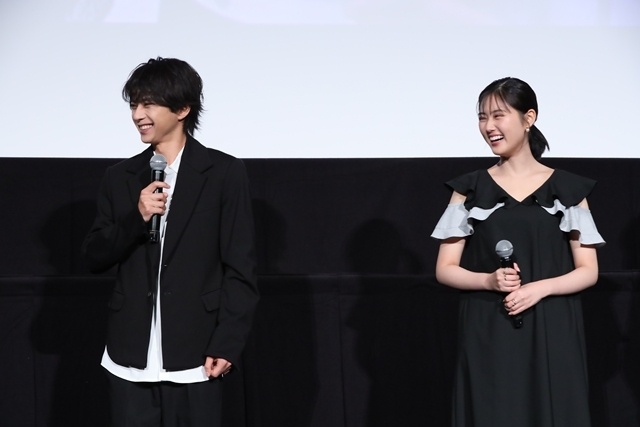 『君と花火と約束と』初日舞台挨拶にtimelesz・佐藤勝利さん・原菜乃華さん・横澤夏子さん登壇！　主題歌「消えない花火」が「長岡まつり大花火大会」との楽曲コラボ決定-5