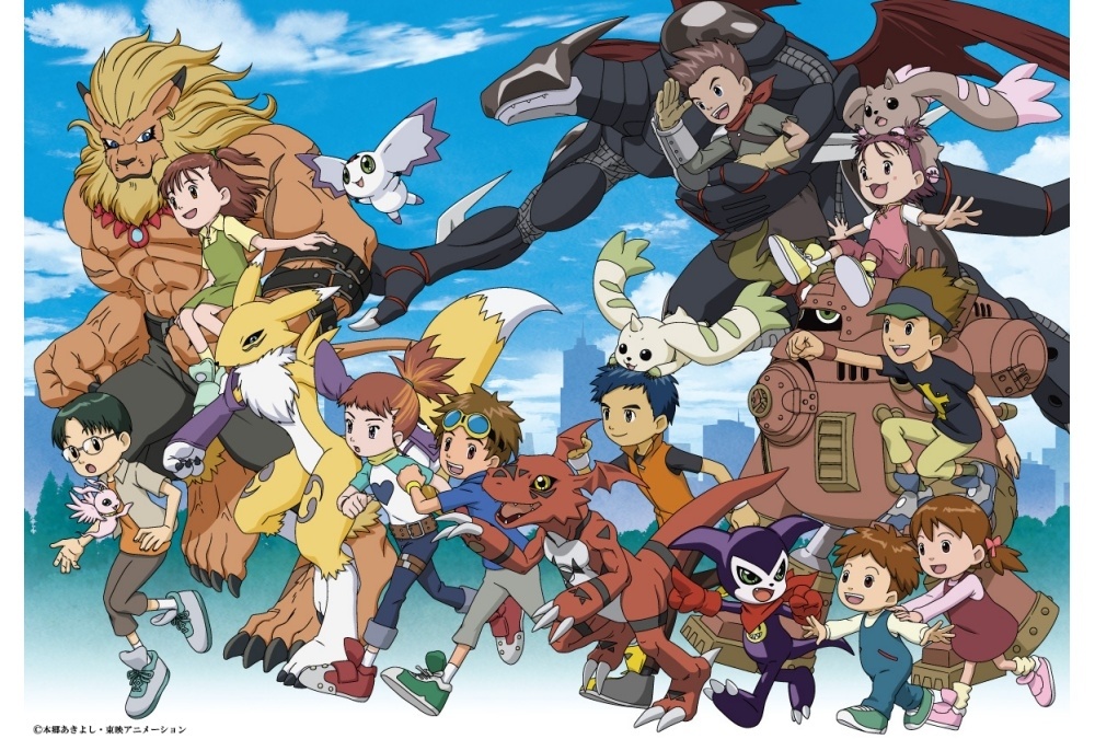 『デジモンテイマーズ』総勢20キャラクターが集合した25周年記念イラスト解禁