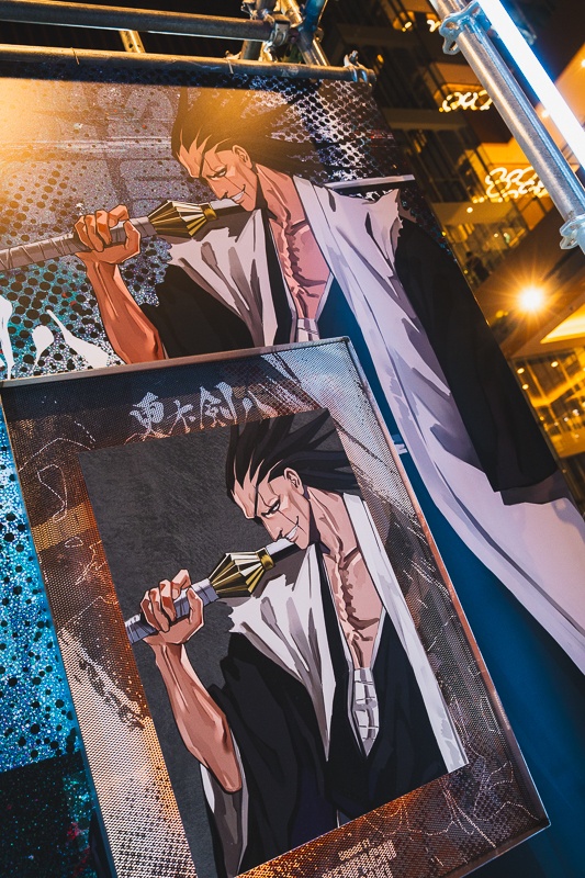 LAM先生が描く『BLEACH』のキャラクターを大迫力で体感！「BLEACH×LAM -SOUL ART SHOWCASE-」東京凱旋をフォトレポート。 市丸ギン、藍染惣右介ら新規追加の5名もラインナップ-24