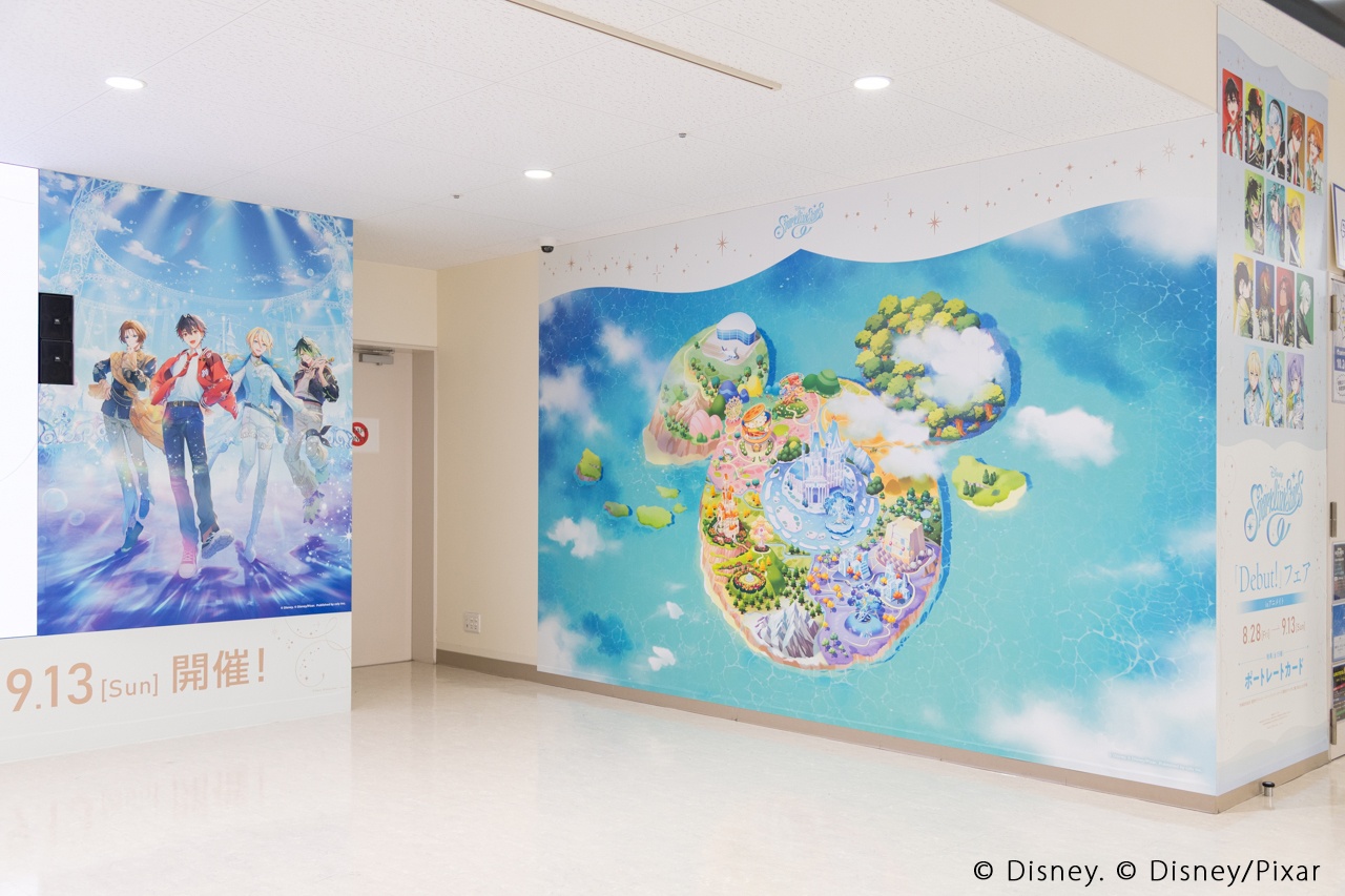 『ディズニー スパークリンク・スターズ』「Debut!」フェア inアニメイト開催記念！ 池袋本店で特別装飾＆POP UP STOREが展開中！【フォトレポート】-11