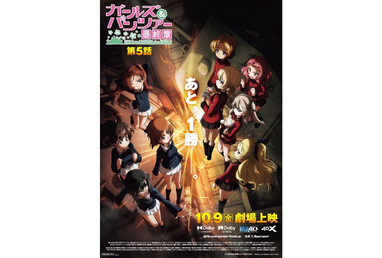 『ガールズ&パンツァー 最終章』第5話 より第3弾ユニフォームキーホルダー付きムビチケカードがアニメイトで販売開始！