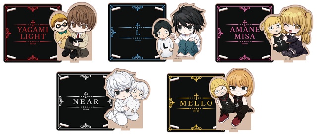 『DEATH NOTE』の描き起こしミニキャラや原作イラストを使用した新商品が発売！　アニメイト一部店舗では、特典がもらえるフェアを開催!!-1
