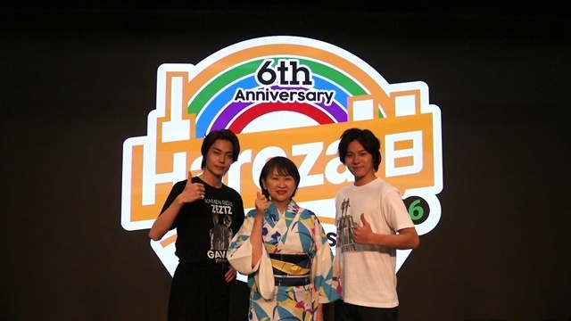 映画『仮面ライダーゼッツ＆超宇宙刑事ギャバン インフィニティ』Hareza池袋6周年記念イベントに今井竜太郎さん・長田光平さん登壇！　打ち水企画で、6周年の夏が華やかに開幕-1