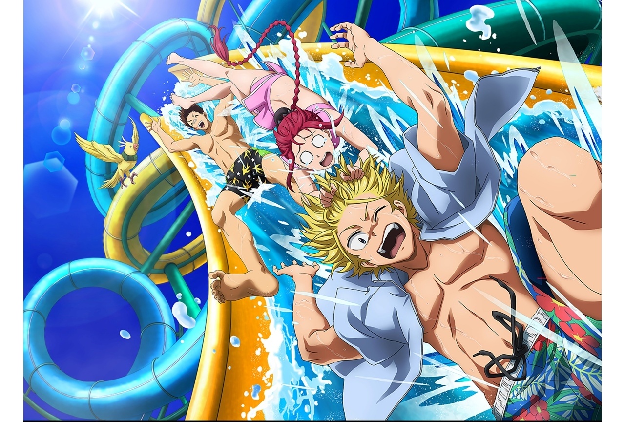 アニメ『サカモトデイズ』描き下ろしビジュアル “プール編”が公開