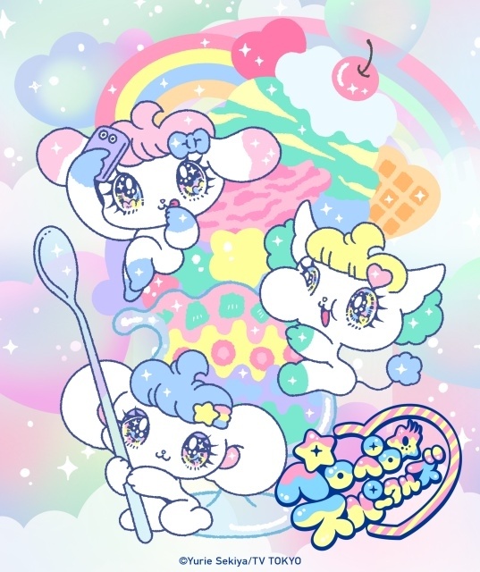 イラストレーター・せきやゆりえ氏が描くオリジナルキャラクター『ペロペロ★スパ～クルズ』がTVアニメ化決定！　テレビ東京がプロデュースし、キャラクター育成・展開事業を担当-1