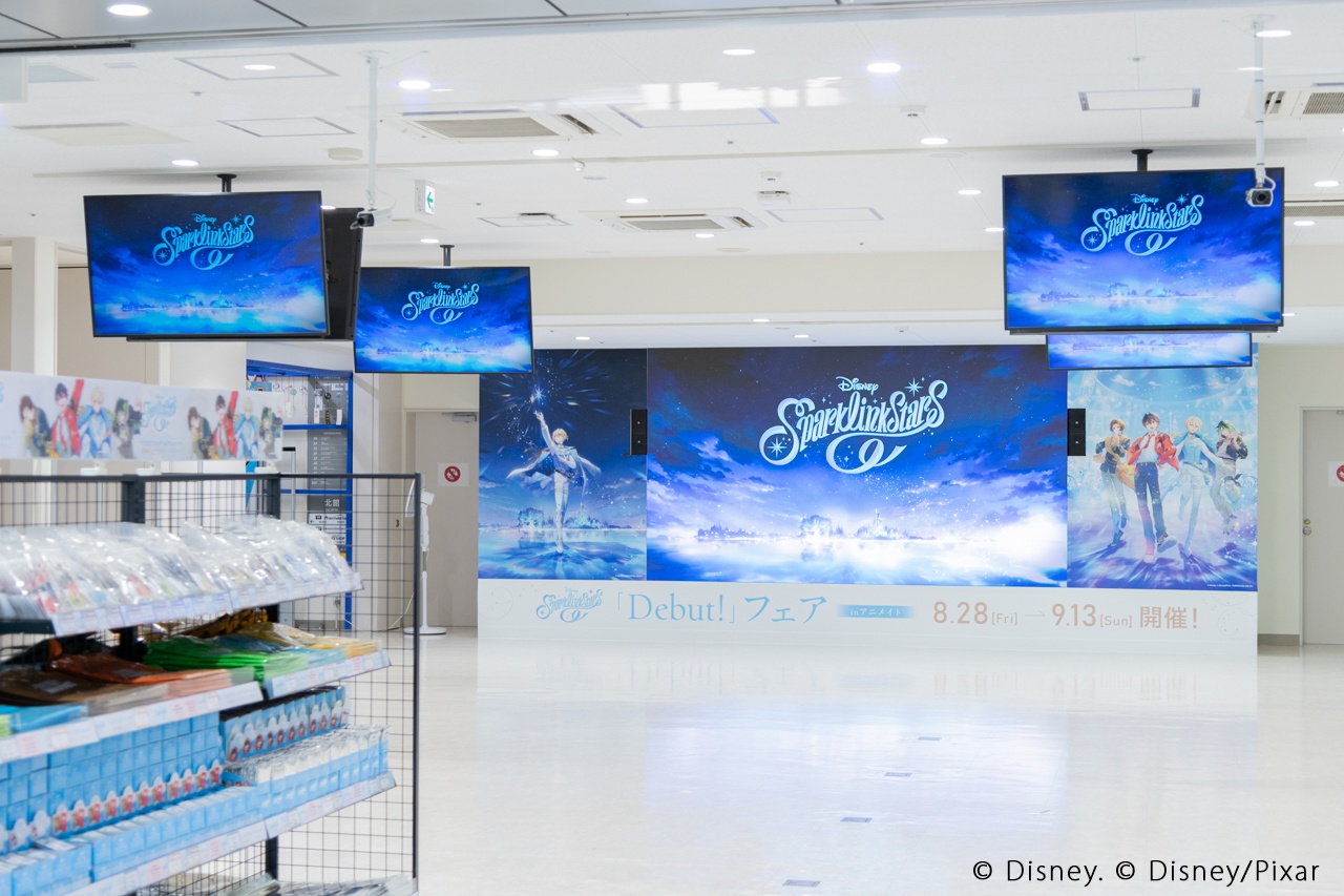 『ディズニー スパークリンク・スターズ』「Debut!」フェア inアニメイト開催記念！ 池袋本店で特別装飾＆POP UP STOREが展開中！【フォトレポート】-6
