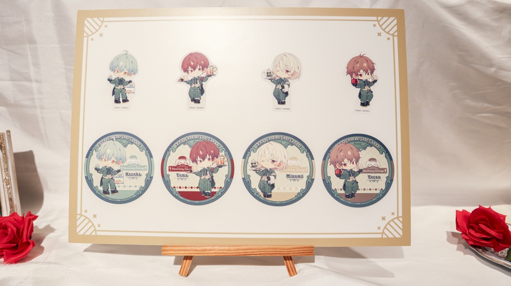 『アイドリッシュセブン』×アニメイトカフェ池袋2号店フォトレポート｜第7弾「ŹOOĻ Gothic Tea House」開催！ クラシカルなカフェ衣装のŹOOĻが優雅なティータイムをお届け-12