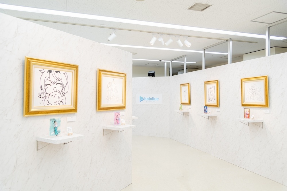 描き起こしイラスト＆本人による描き下ろし自画像グッズも必見！ 「ホロライブプロダクション ART JAM!!!フェア in animate」アニメイト池袋本店オンリーショップフォトレポート-3