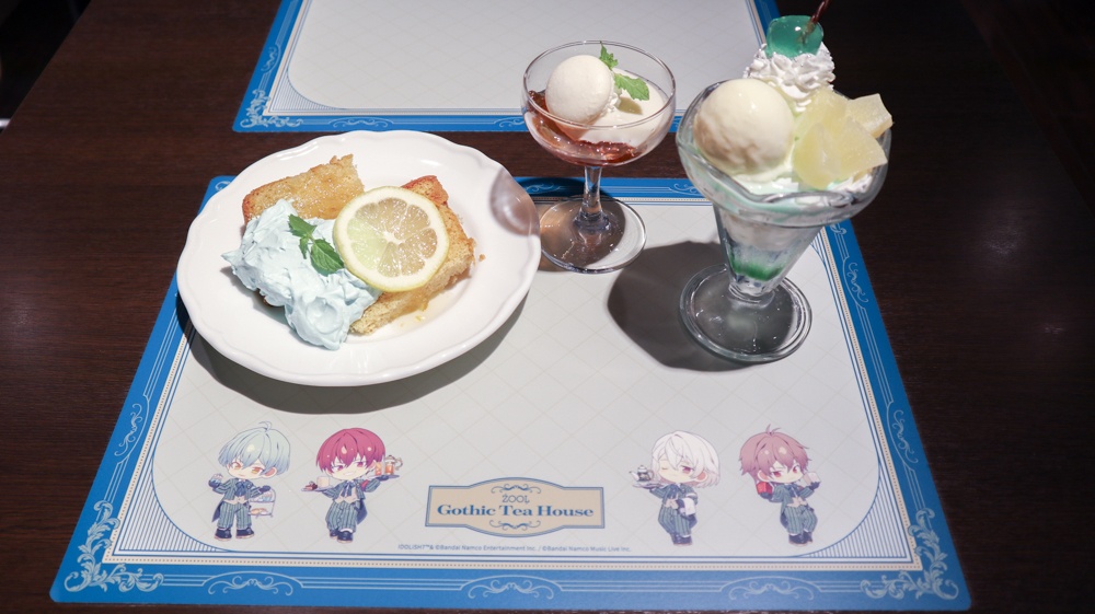 『アイドリッシュセブン』×アニメイトカフェ池袋2号店フォトレポート｜第7弾「ŹOOĻ Gothic Tea House」開催！ クラシカルなカフェ衣装のŹOOĻが優雅なティータイムをお届け-10