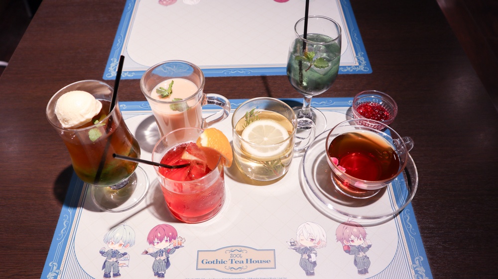 『アイドリッシュセブン』×アニメイトカフェ池袋2号店フォトレポート｜第7弾「ŹOOĻ Gothic Tea House」開催！ クラシカルなカフェ衣装のŹOOĻが優雅なティータイムをお届け-11