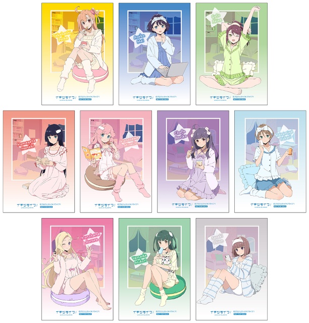 『イキヅライブ！ LOVELIVE! BLUEBIRD』から、ルームウェア姿のメンバーの描き下ろし商品が発売！　アニメイト一部店舗では特典がもらえるフェアも!!-7
