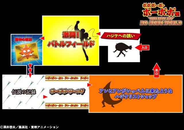 「ボボボーボ・ボーボボ展 DIVE INTO THE BO-BOBO WORLD」展示MAP＆オリジナルグッズが解禁！開催を記念して『TOKYO MX』にてアニメ13話を9月26日（土）よる22時～放送！-1