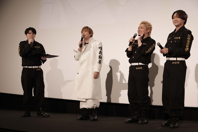 『東京リベンジャーズ』「三天戦争編放送直前威弁斗～聞こえるか？時代の足音が！～」開催！　新祐樹さん・林勇さんらメインキャストとOPアーティストJO1が登壇-3