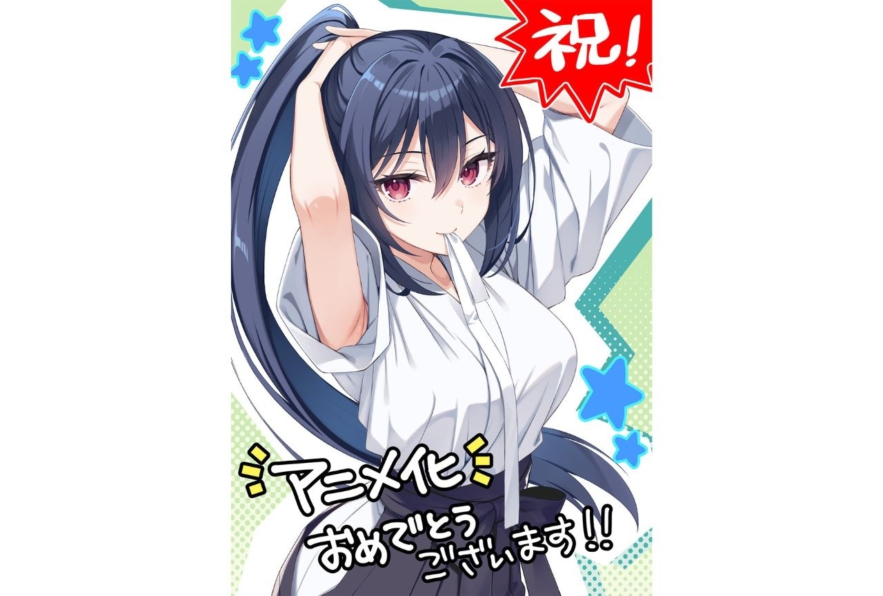 アニメ『マジエク』応援イラスト第3弾はむりりん氏が雪音を描く