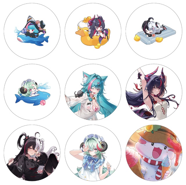 △ラテ&クッキー&アイスの選択可能イラスト