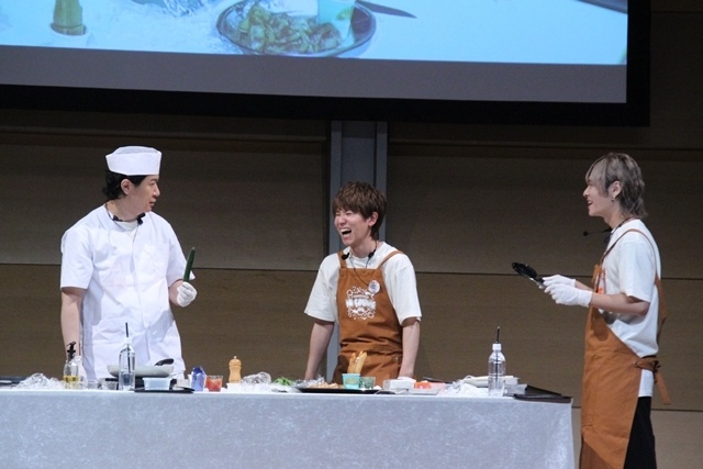 山下大輝さんの誕生日を「肉」でお祝い！「山下大輝の特盛り肉ッキング2026」開催！　岡本信彦さん・蒼井翔太さん・杉田智和さんが生クッキングに挑戦-16
