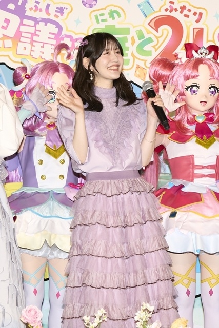 『映画名探偵プリキュア！不思議な庭と2人の秘密』公開9日間で興行収入8.4億円突破！　大ヒット御礼舞台挨拶を実施、千賀光莉さん・本渡楓さんらが＜応援リレー＞で想いを繋ぐ-2
