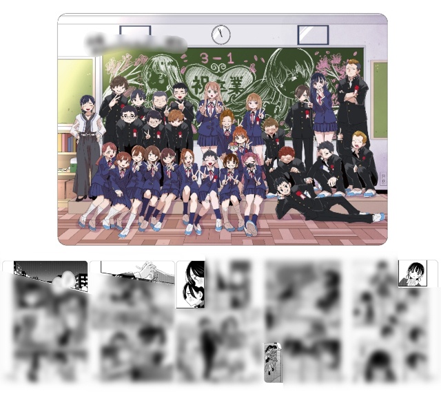 漫画『僕の心のヤバイやつ』完結14巻の完全受注生産商品「ビッグアクリルスタンド」の描きおろしイラストを公開！　完結記念フェアも開催!!-1