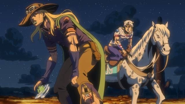 『スティール・ボール・ラン ジョジョの奇妙な冒険』第3話「砂漠で生まれたならず者」のあらすじ＆場面カットが公開！-5