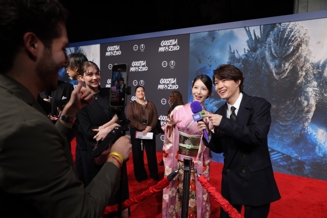 『ゴジラ-0.0』LAプレミア＆レッドカーペットイベントの公式レポートが到着！　神木隆之介さん、浜辺美波さん、山崎貴監督らスタッフ陣登壇-9