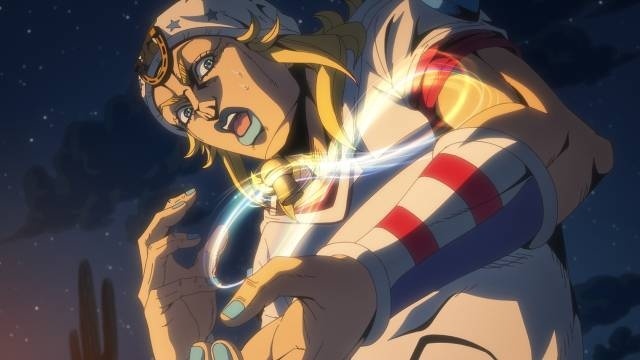 『スティール・ボール・ラン ジョジョの奇妙な冒険』第3話「砂漠で生まれたならず者」のあらすじ＆場面カットが公開！-2