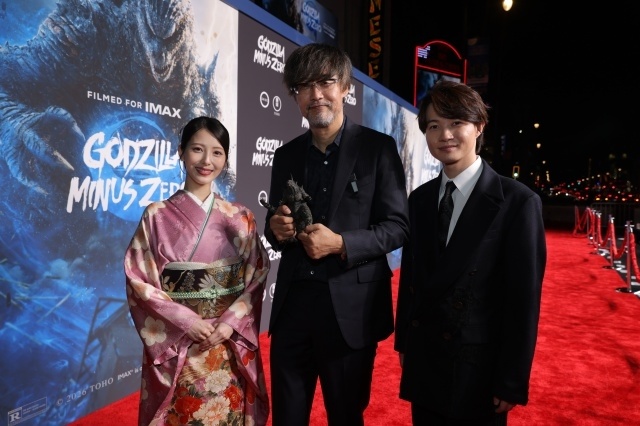 『ゴジラ-0.0』LAプレミア＆レッドカーペットイベントの公式レポートが到着！　神木隆之介さん、浜辺美波さん、山崎貴監督らスタッフ陣登壇-12