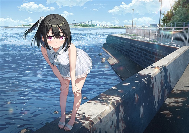 しずくちゃんと共に過ごす、透き通った夏の青春を描くイラスト集「夏色しずく」をご紹介!!-2