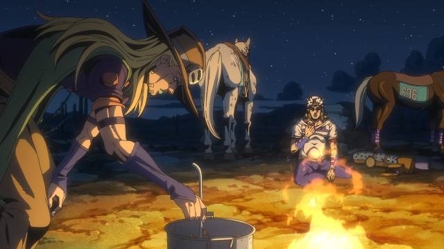 『スティール・ボール・ラン ジョジョの奇妙な冒険』第3話「砂漠で生まれたならず者」のあらすじ＆場面カットが公開！-1