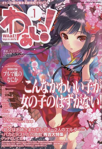 話題騒然！新世紀オトコの娘マガジン『わぁい！』発売中！-1
