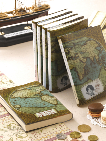 ヘタリアが文房具に!!「乙女文具（おとぶん）」が人気コメディ漫画『Axis Powers ヘタリア』グッズ第一弾「ヘタリアブックカバー/世界地図」を9月1日より発売開始-2