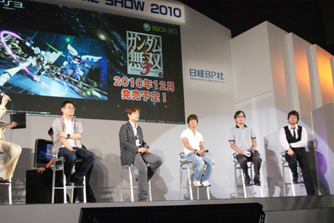 【TGS2010】「新作ロボットゲームスペシャルステージ」レポート――中村悠一さんと古谷徹さんも新作映像の数々に大興奮！