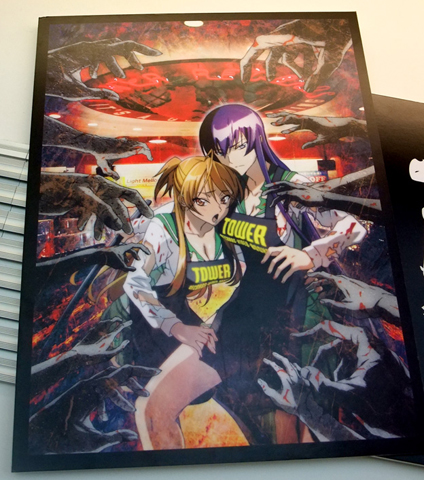 『学園黙示録 HIGHSCHOOL OF THE DEAD』×タワレコ新宿店コラボ企画『新宿黙示録 TOWER RECORDS OF THE DEAD』開催！-1