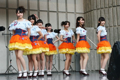「暑さを楽しさに変えるくらい盛り上がりました！」渡り廊下走り隊7が日比谷野音でイベント開催！-2