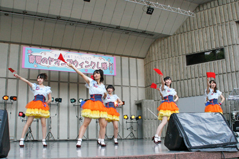 「暑さを楽しさに変えるくらい盛り上がりました！」渡り廊下走り隊7が日比谷野音でイベント開催！-5