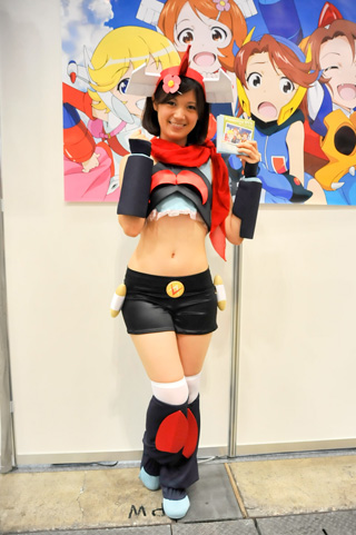 【キャラホビ2011】コスプレレポ（７）――コスプレプラザはもちろんだけど、企業ブースのコンパニオンさんたちも姿も美しかった！キャラホビの企業ブースコンパニオンさんを大紹介！　メイドと戦車はもはや夏の風物詩！？-1