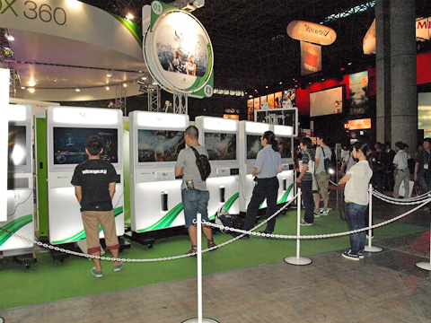 【TGS2011】今年もキネクトで大歓声！マイクロソフト！-4