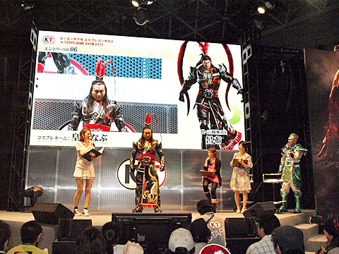 【TGS2011】生中継で全国が注目!コーエーテクモブースの「コーエーテクモ コスプレコンテスト in TGS2011」をスペシャルレポ!-8